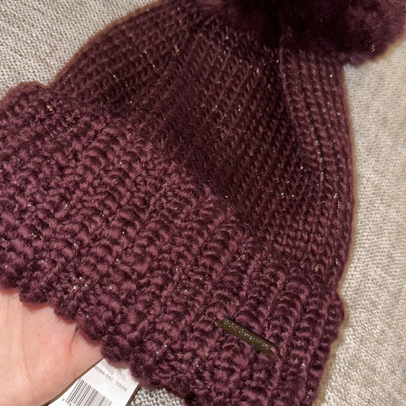 BCBGeneration winter, color Wineberry, hat. Size OS. Brand New with tags - Picture 3 of 5